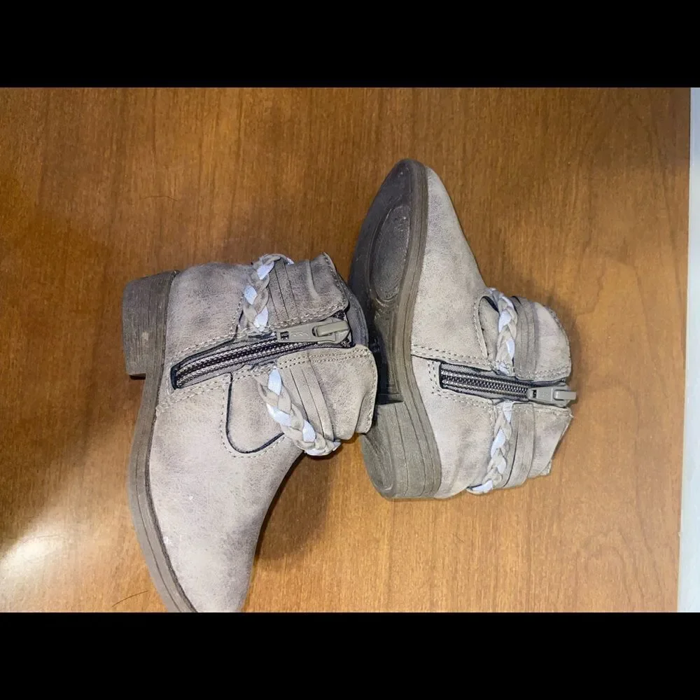 Suede booties
